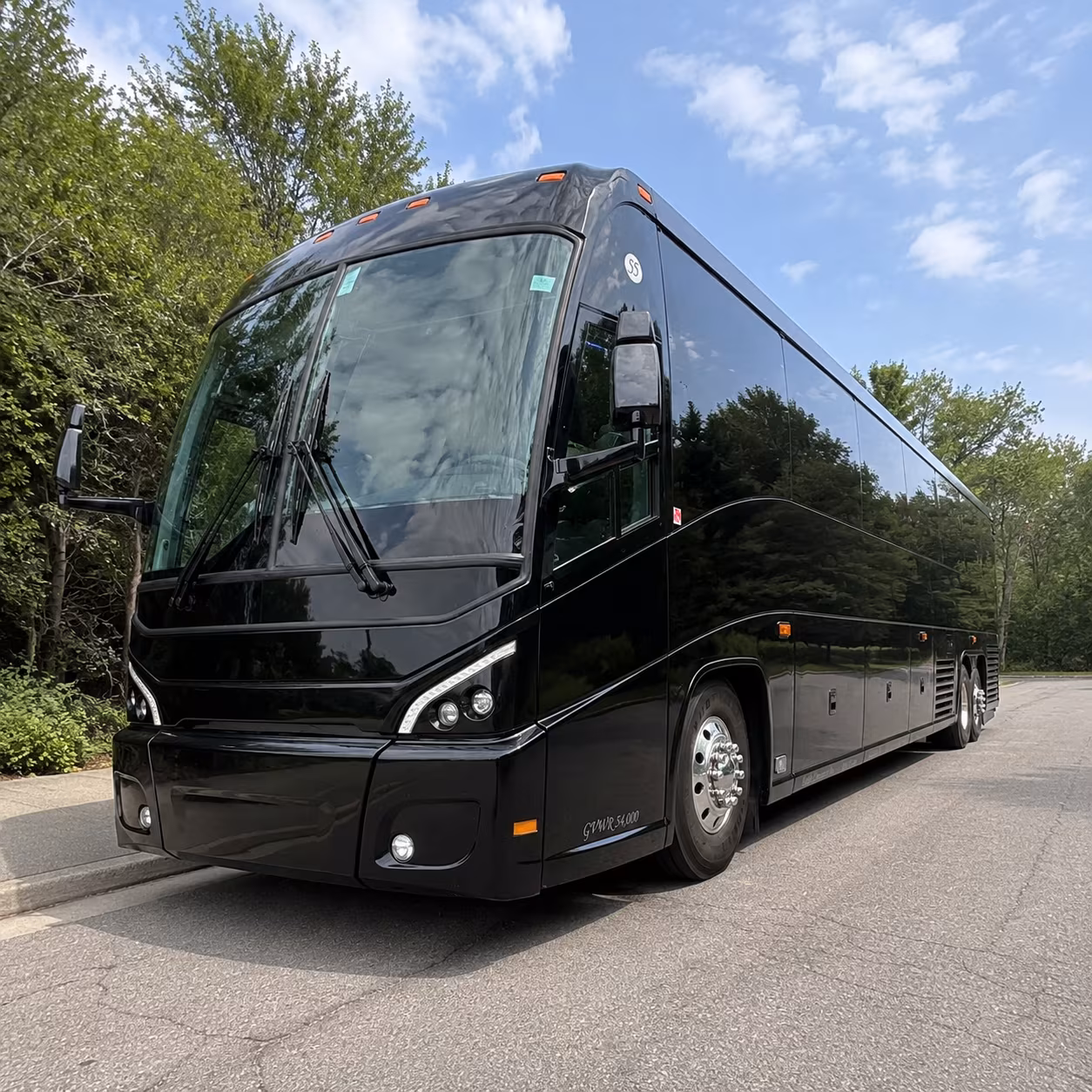 charter buses for trade show attendees arriving at norfolk international airport