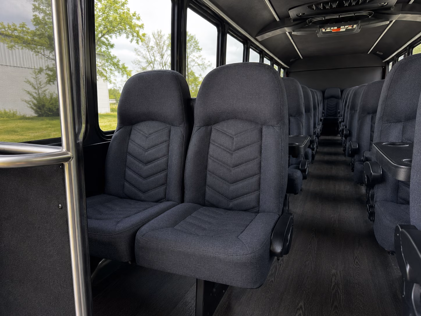 portsmouth 20 passenger minibus inside
