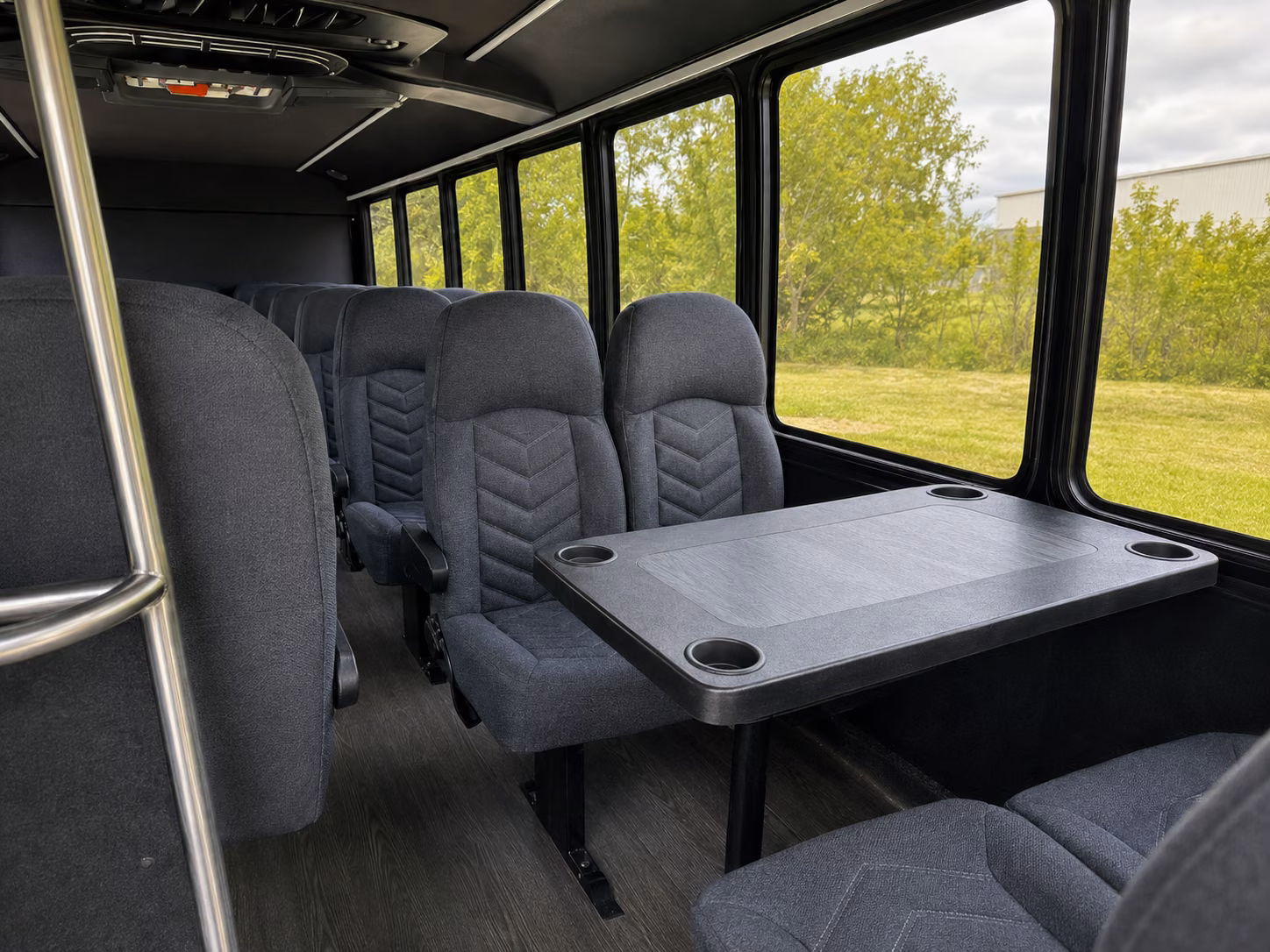 portsmouth 20 passenger minibus interior