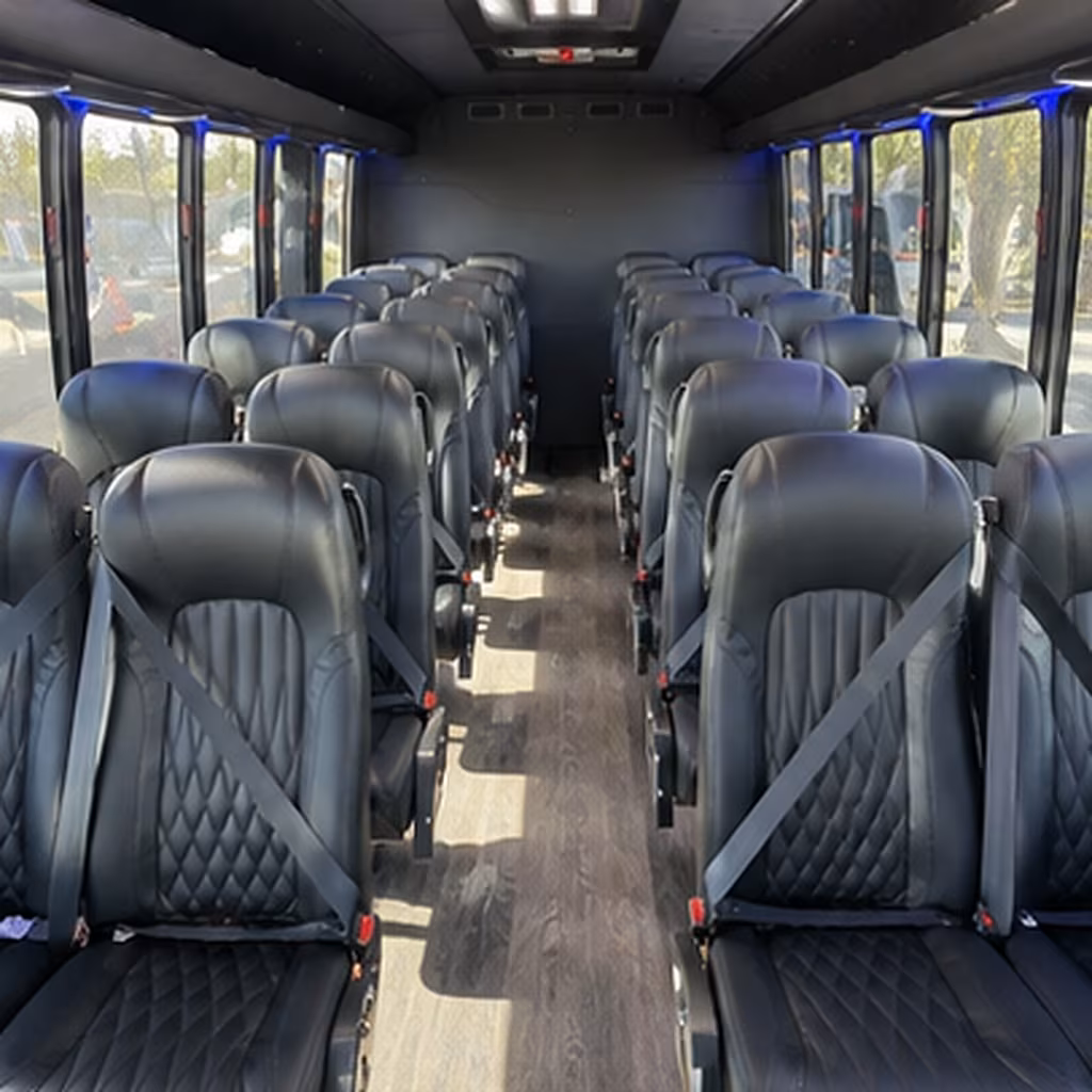 portsmouth 30 passenger minibus interior