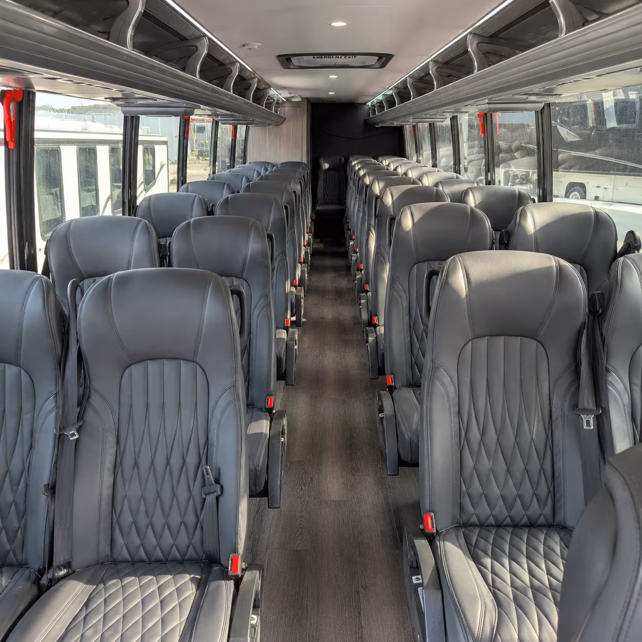portsmouth 35 passenger minibus interior