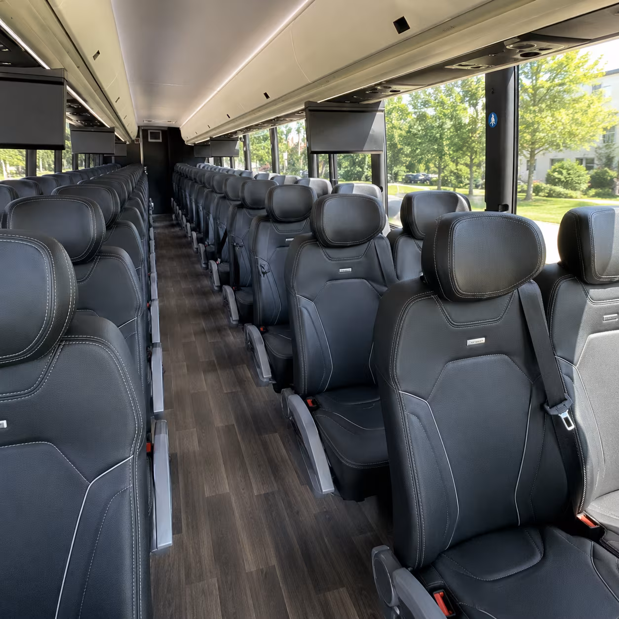 portsmouth charter bus interior