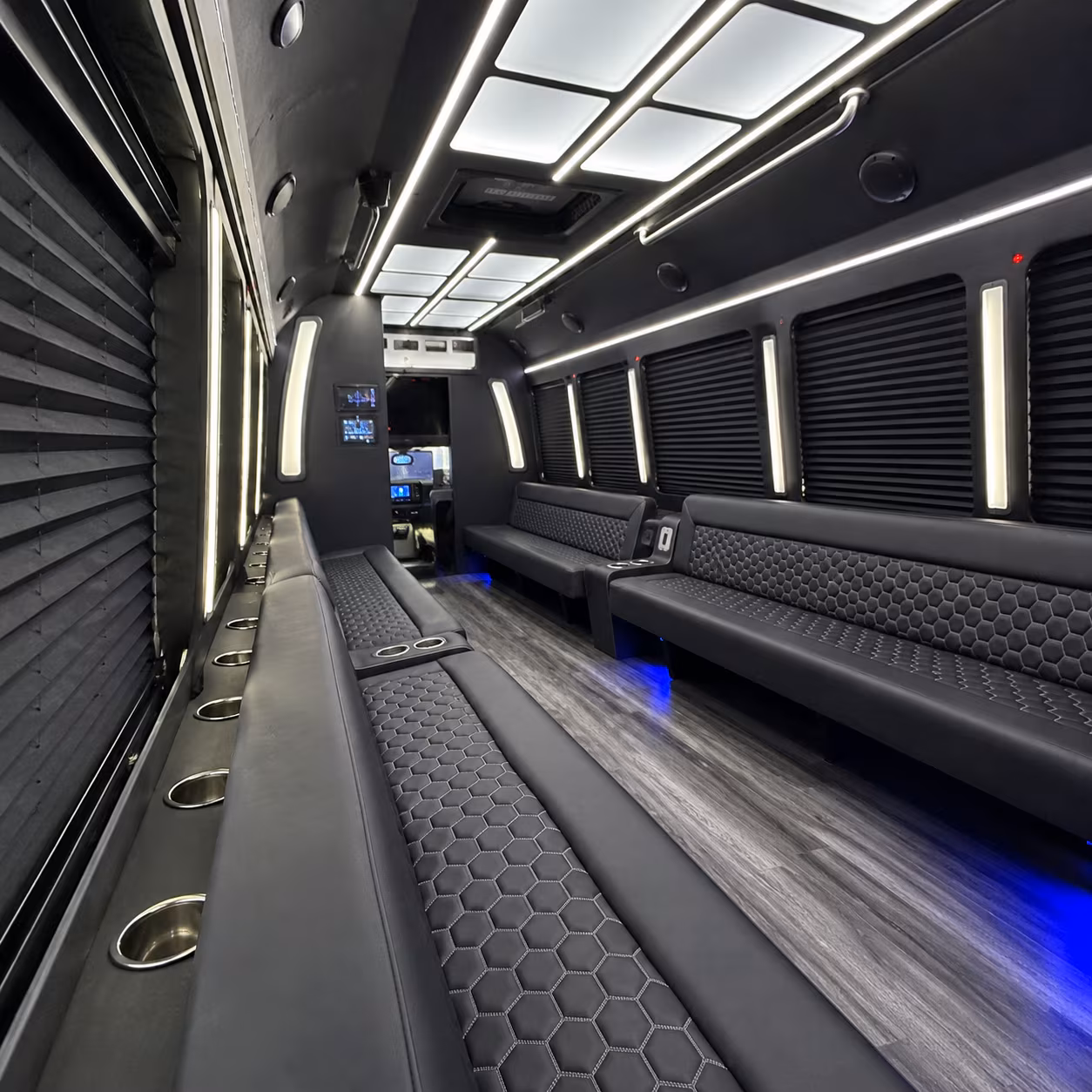 portsmouth party bus inside
