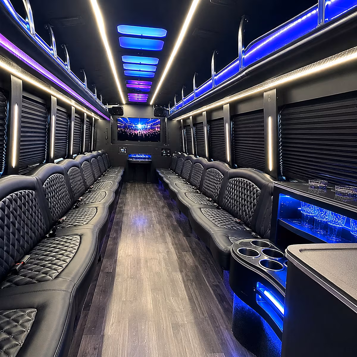 portsmouth wedding party bus rental