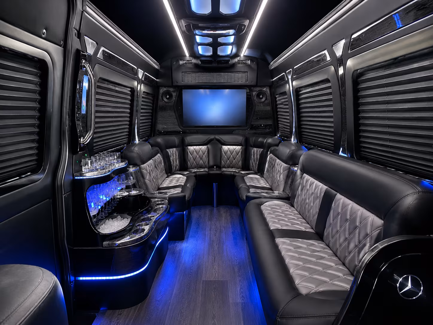 sprinter van wine tours for small groups heading out of portsmouth